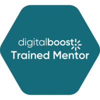 Digital Boost trained mentor badge
